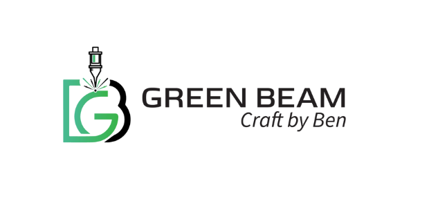 Green Beam Craft by Ben logo – laser engraving and 3D printing expert